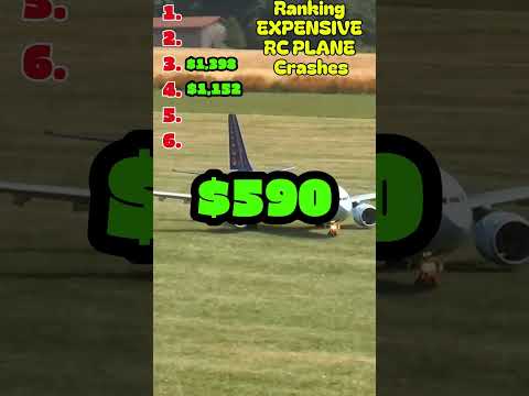 Ranking EXPENSIVE RC PLANE Crashes 🤑🤑