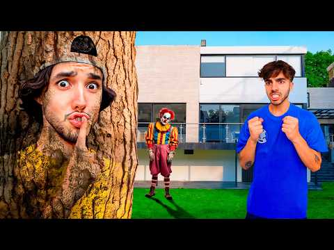 ESCONDIDAS CON CAMUFLAJE EN CASA DE FEDE VIGEVANI