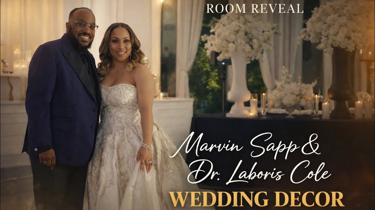 LaBoris & Marvin Sapp Wedding decor - Room Reveal