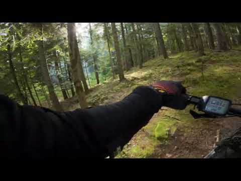 Trasa podjazdowa na Mikołaj od strony Zakopianki - Myślenice, Enduro, Downhill