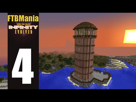 FTBMania #4 - Stavba Spawnu: Maják