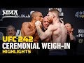 UFC 242 Ceremonial Weigh-In Highlights - MMA Fighting