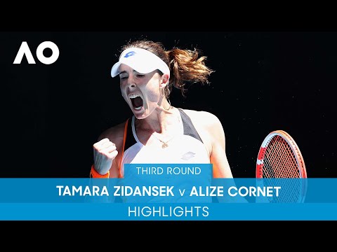 Tamara Zidansek v Alizé Cornet Highlights (3R) | Australian Open 2022