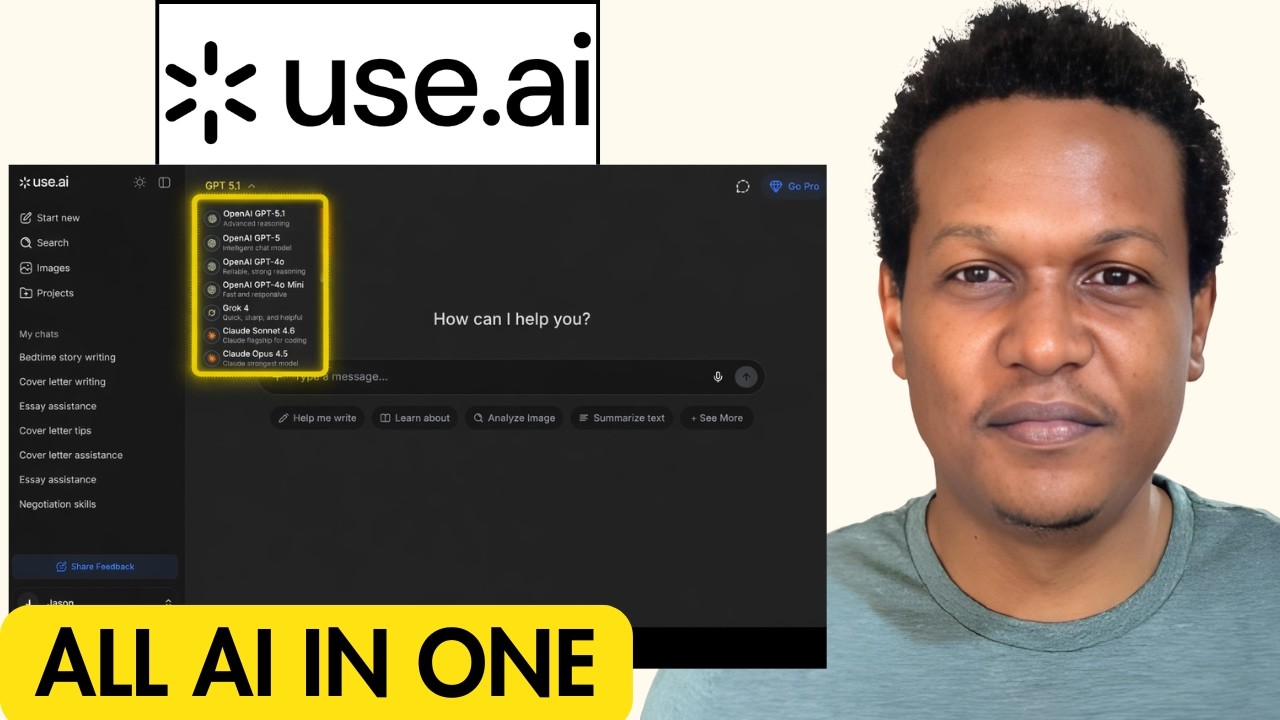 Use.AI Review & Tutorial (Access Multiple AI Models in One Place)