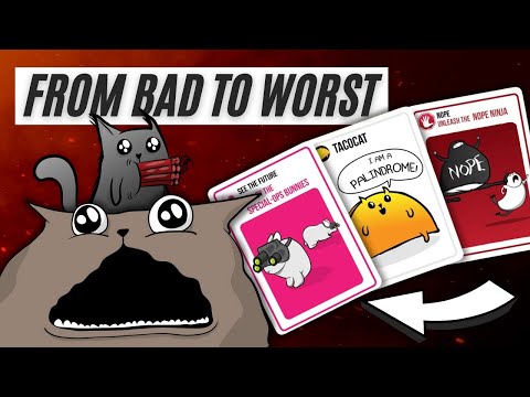 Top 3 WORST Exploding Kittens Cards