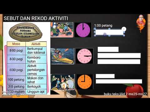 MATEMATIK TAHUN 3 | MASA DAN WAKTU | SEBUT DAN REKOD MASA