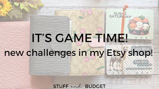 It's Game Time! | New Challenges in my Etsy Shop