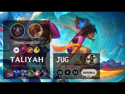 Taliyah Jungle vs Nidalee - KR Grandmaster Patch 10.25