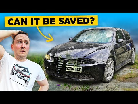 Abandoned Alfa 147 GTA Gets First Clean In 10 Years!