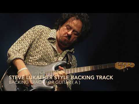 Steve Lukather Style Backing Track ( A )