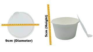 Eco-Friendly 240ml Bio Bowls with Paper Lids