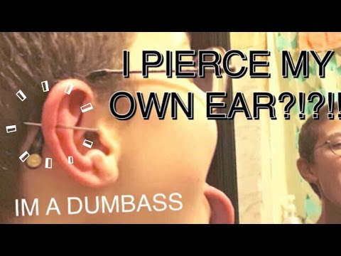 I PIERCE MY CARTILAGE AT HOME?!- a wild conclusion to VLOGMAS