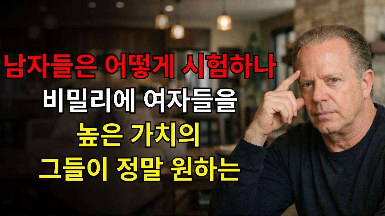 어떻게 남자들이 비밀리에 그들이 정말로 원하는 고가치 여성들을 테스트하는가 | 조 디스펜자