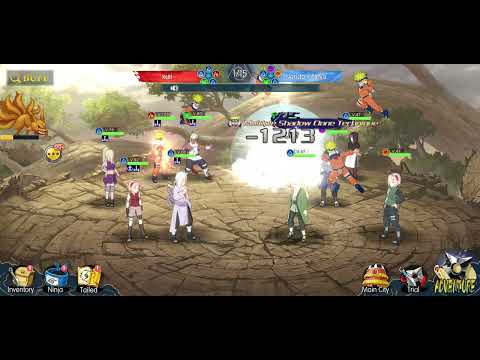 NINJA ENDLESS FIGHT | UP KURAMA & MODE ADVENTURE | GAME PLAY