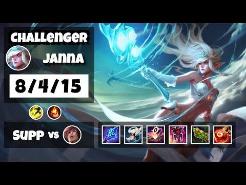 Janna 11.6 Gameplay Challenger Replay S11 Support (8/4/15) - TURKISH