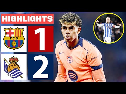 Barcelona vs Real Sociedad 1-2 Highlights & All Goals 2026 🔥 Marcus Rashford Goal