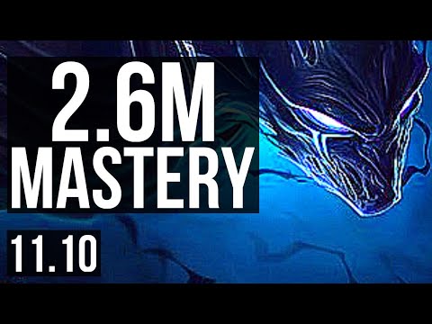 NOCTURNE vs CASSIOPEIA (MID) | 2.6M mastery, 1200+ games, Godlike, 10/3/5 | KR Diamond | v11.10