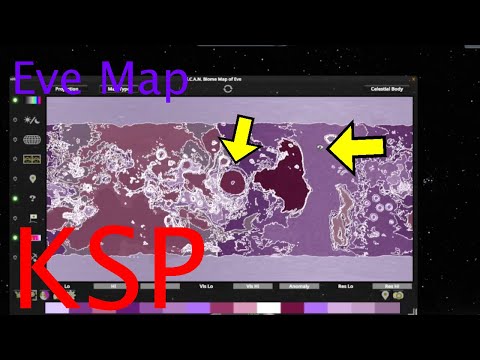 Mapping Eve with ScanSat in KSP (Kerbal Space Program)