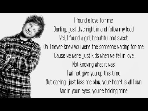 Perfect - Ed Sheeran (Lyrics)