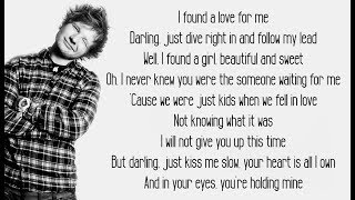 Perfect - Ed Sheeran (Lyrics)