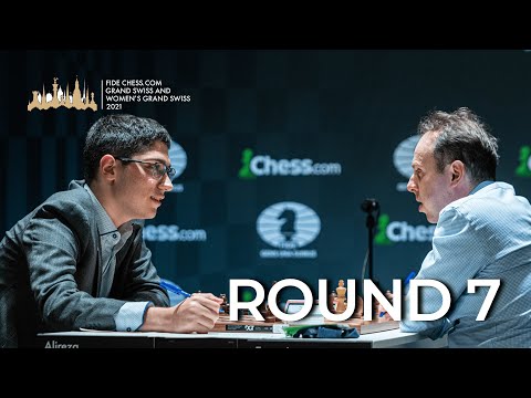 FIDE Chesscom Grand Swiss 2021 Round 7 | Hosts Muzychuk and Conquest | !format !results