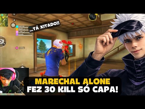 MARECHAL GOT 30 KILLS, ONLY HEADSHOTS WITH HIS SENSITIVITY IN RANKED! FREE FIRE - MARECHAL HIGHLI...