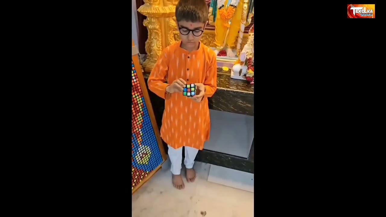 7वीं क्लास के विद्यार्थी ने बनाई रामलल्ला की खूबसूरत आकृति