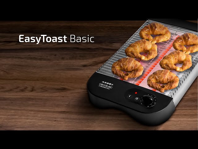 Cecotec EasyToast Basic Tostador Plano 900W video