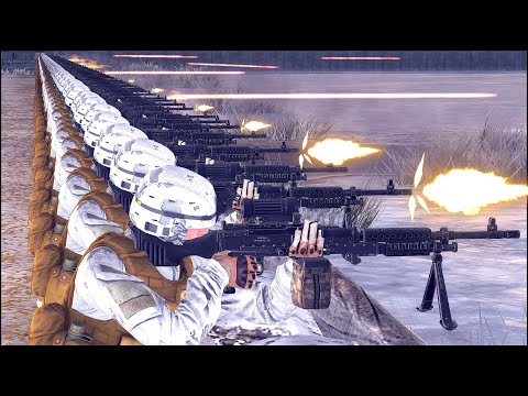 100 MG42 vs 100 M240 - FIRING RANGE