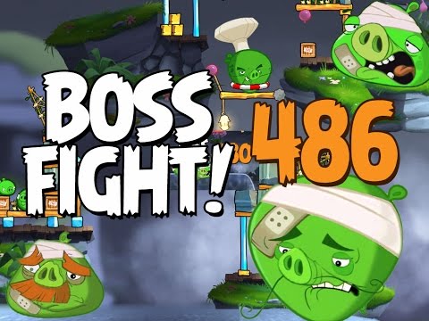 Angry Birds 2 Boss Fight 64! Chef Pig Level 486 Walkthrough