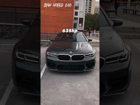 BMW M5 Competition 1200HP 😈 VS BMW M5 CS 635HP @bmwworlde60 #shorts #bmw #m5 #competition #vs #cs