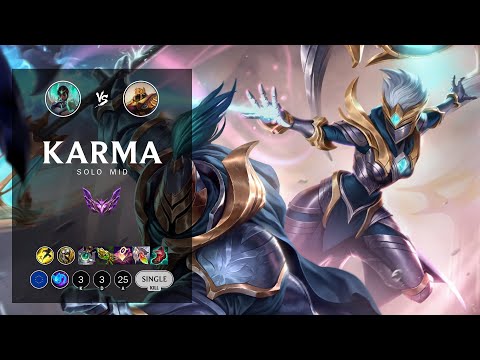 Karma Mid vs Azir - EUW Master Patch 12.10