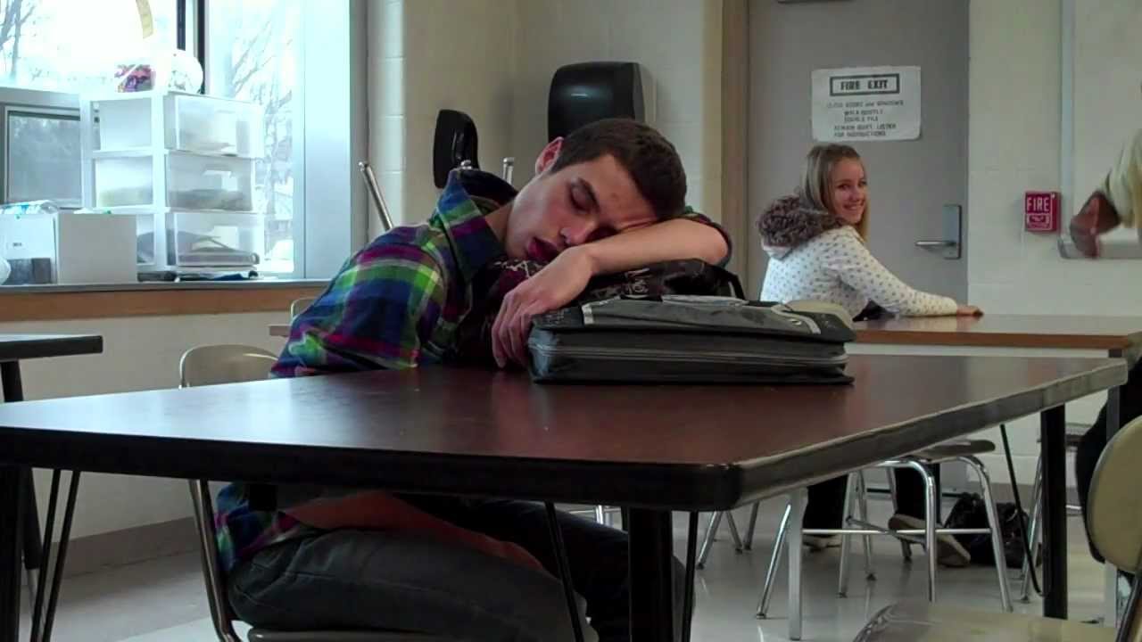 Teacher pranks sleeping student