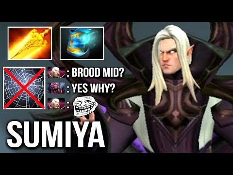 NEW META Radiance Invoker vs Brood Mid! SumiYa Brutal Combo Gameplay No Mercy Dota 2
