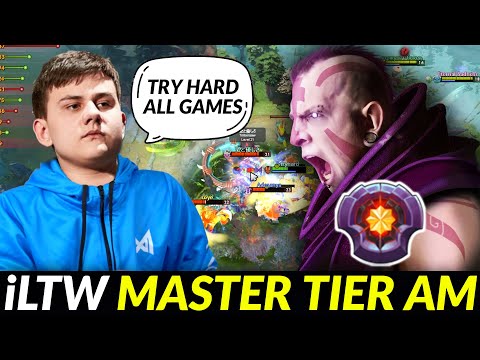 NIGMA.iLTW Master Tier Anti-mage - This is how a real Try hard game look like