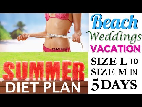 Wedding Diet: Lose 5 Kgs in 5 Days | Bridal Diet Plan For Weight Loss & Glowing Skin Hindi Video