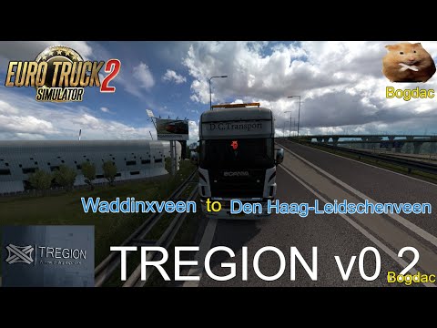 ETS2 1.39 TREGION v0.2 Waddinxveen (NL) to Den Haag-Leidschenveen (NL)