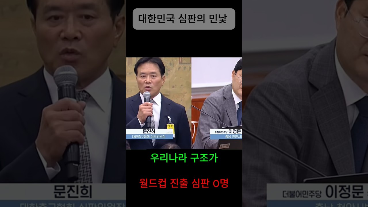 최악의 심판 오심!!! 아직도 오심은 팬들탓? 문진희 심판의 발언 재조명!
