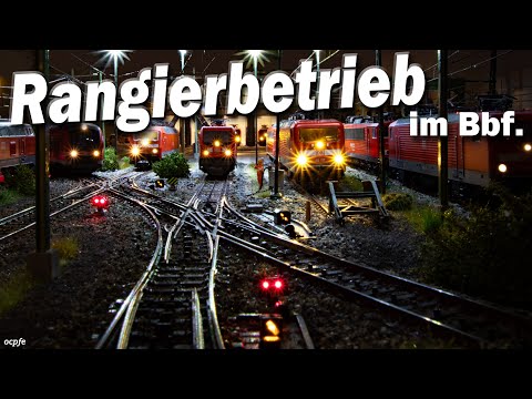 Varied shunting moves in the H0 depot