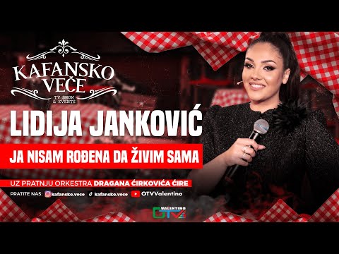 LIDIJA JANKOVIC - JA NISAM RODJENA DA ZIVIM SAMA | UZIVO | 2024 (ORK.DRAGAN CIRKOVIC CIRA) | KV