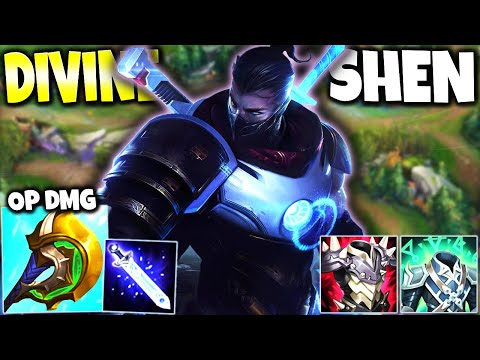 Testing the Divine Shen Build Version with AMAZING RESULTS 🔥 19% MAX HP DMG 🔥 LoL Shen s11 Gameplay