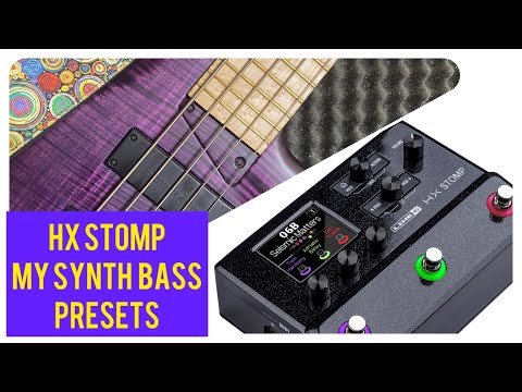 Line6 HX Stomp - Charlie Moreno's Bass Synth presets