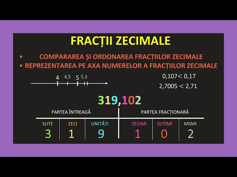 FRACTII ZECIMALE CLASA 5 MATEMATICA EXERCITII APROXIMAREA PRIN LIPSA ADAOS COMPARARE NUMERE ZECIMALE