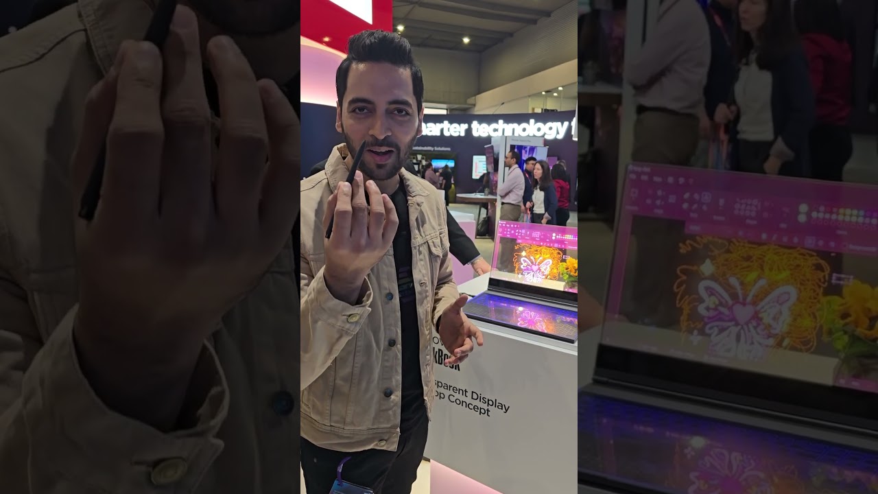 Transparent Display Laptop #shorts