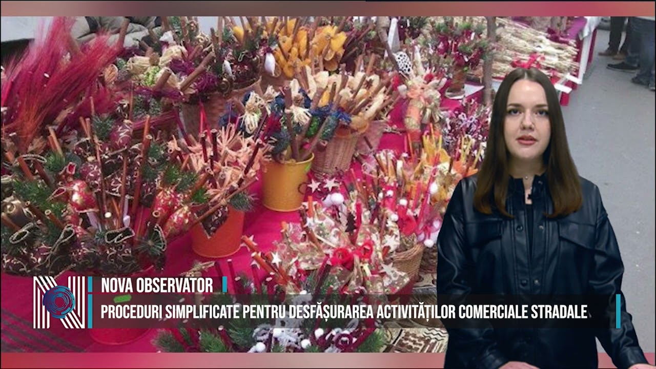 Proceduri simplificate pentru desfășurarea activităților comerciale stradale