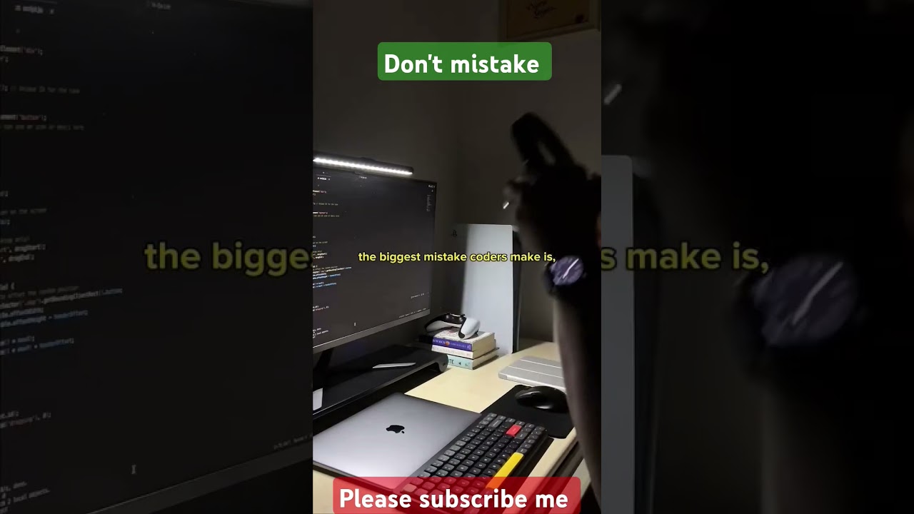 AVOID this mistake as a Beginner coder |  don't mistake Coder#coding #codewithme #javascript #codor