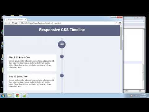 Learn to design a CSS3 timeline Part 4