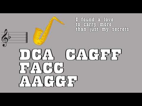 Perfect - Ed Sheeran - Eb Alto Sax {Notes}