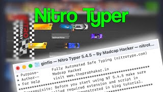 Nitro Type auto typer not working FIX