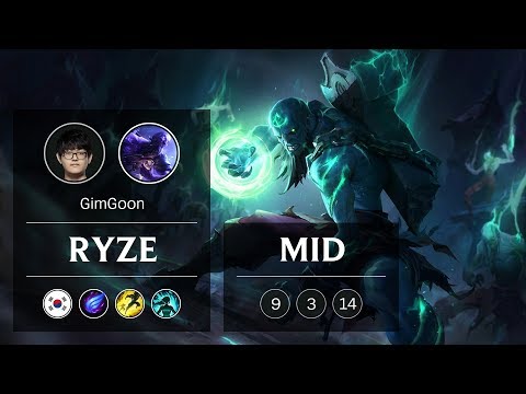 Ryze Mid vs Zoe - KR Grandmaster Patch 9.3
